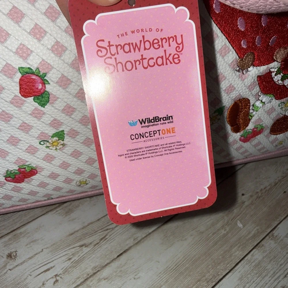 Strawberry Shortcake Gingham Travel Bag Duffle For Baby And Mom, Girl Or‎ Woman